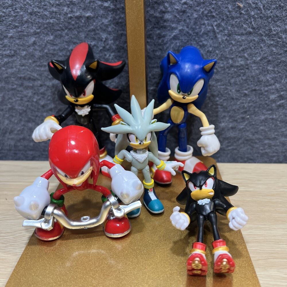 Sonic The Hedgehog Figure Toy Jazwares 2010 3” Sega Assortment Sizes Lot 5